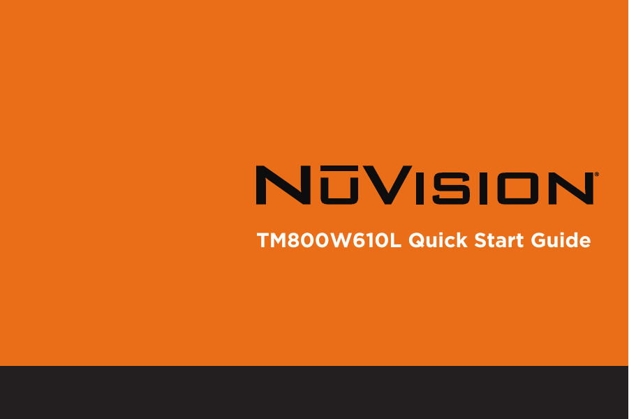 TM800W610L Quick Start Guide