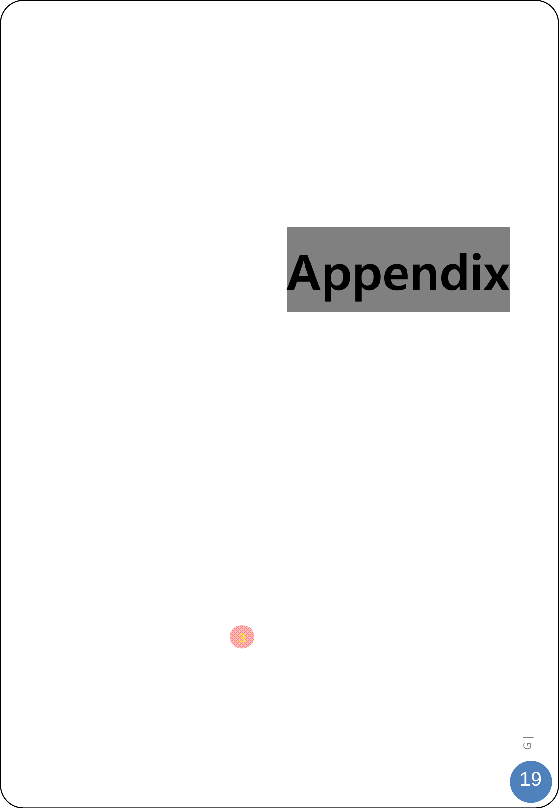  19G |          Appendix     3