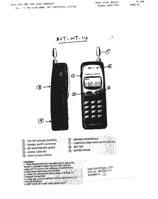 2 Way Walkie Talkie User Manual