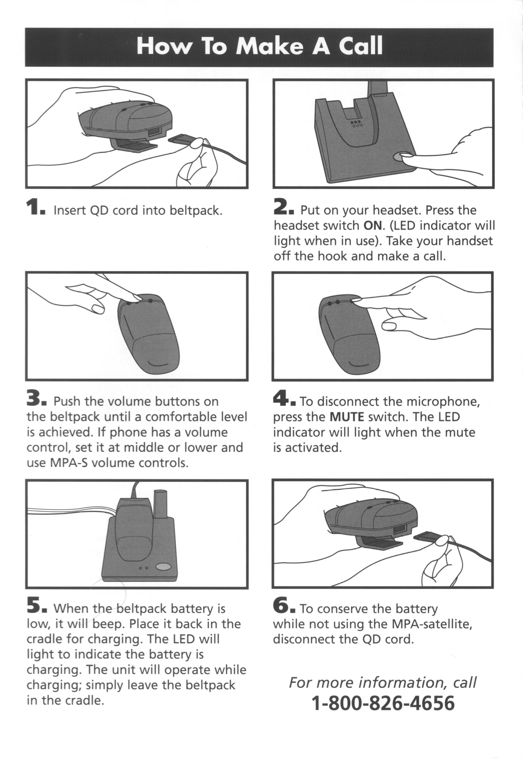 Wireless Telephone Headset Transceiver User Manual