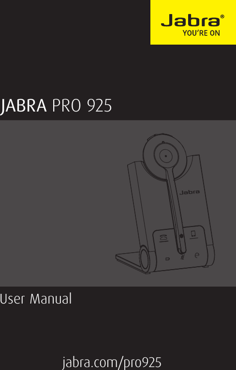   jabra.com/pro925User Manual JABRA PRO 925