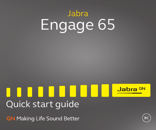Quick start guidejabra.com/engage65Engage 65Jabra