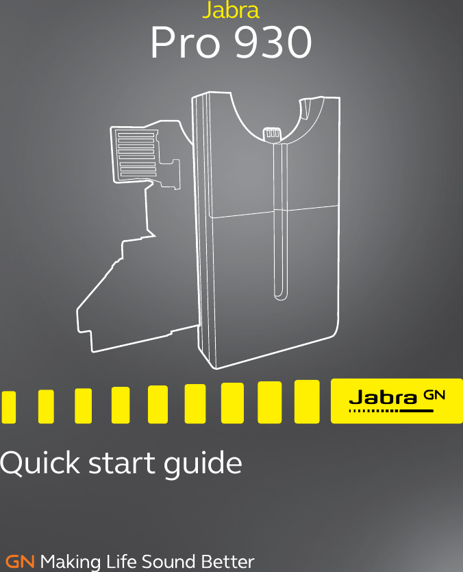 Pro 930JabraQuick start guide