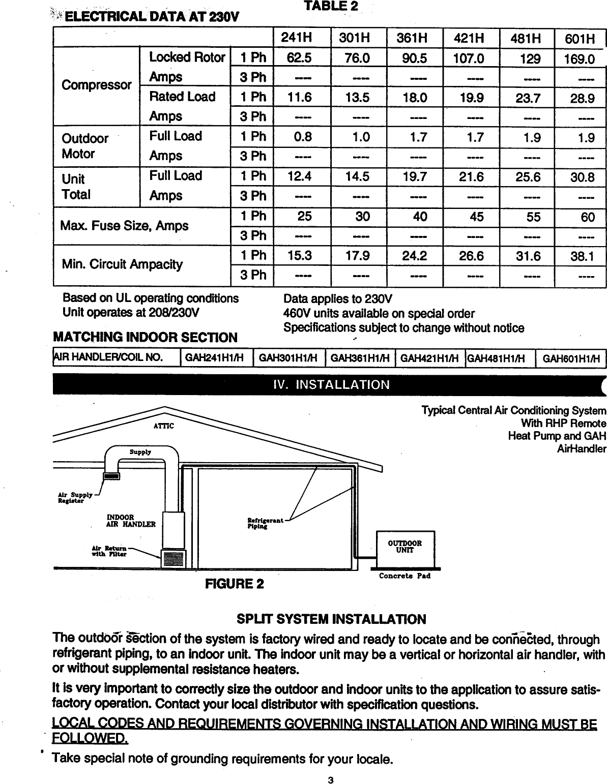 Page 4 of 12 - GOETTL  Air Conditioner/heat Pump(outside Unit) Manual 98090202