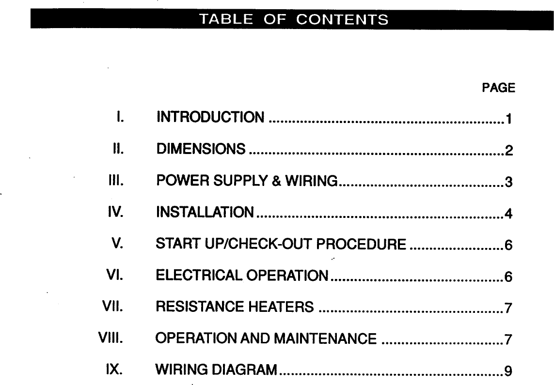 Page 2 of 12 - GOETTL  Air Conditioner Room (42) Manual 98090205