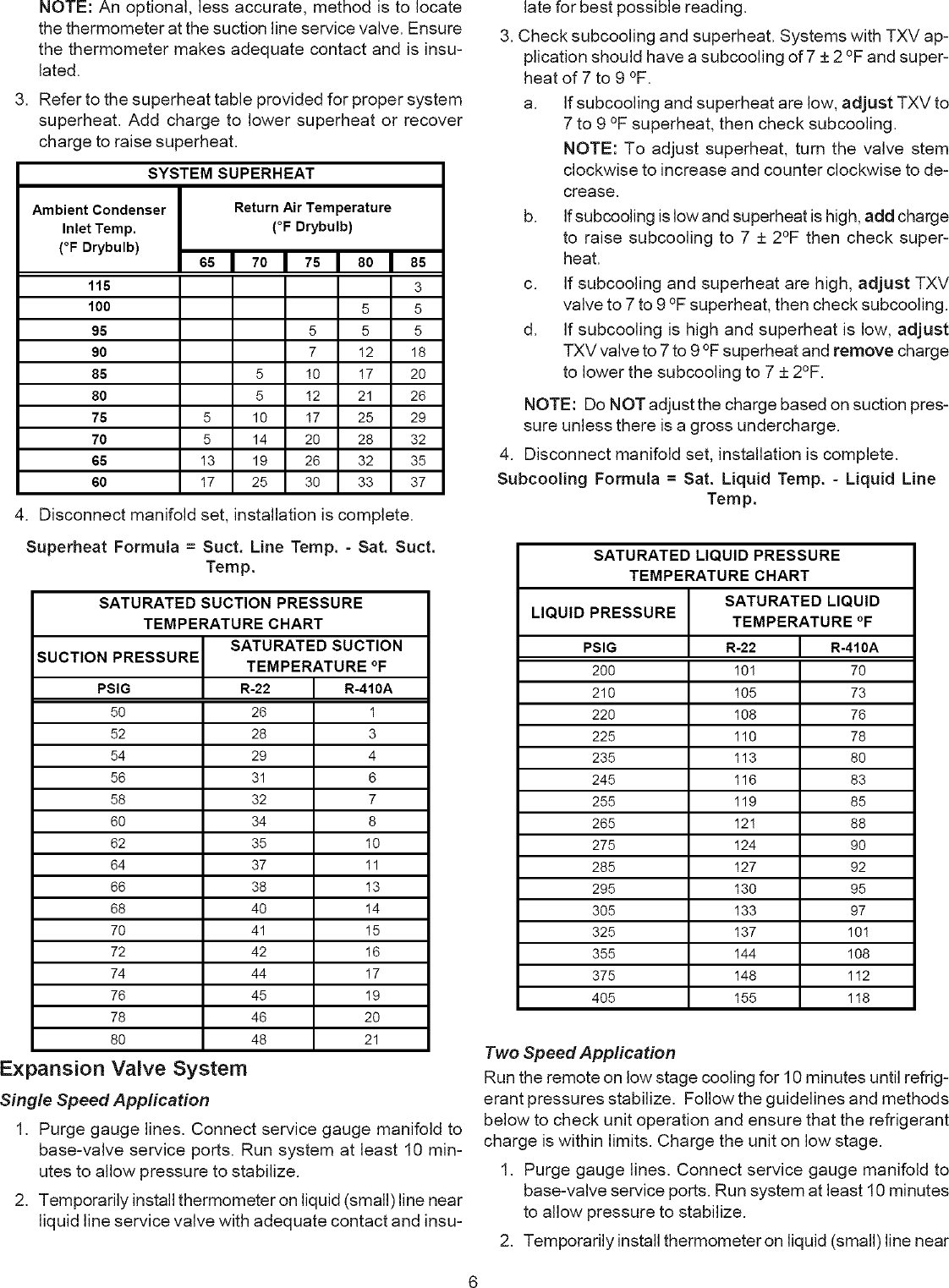 Page 6 of 8 - GOODMAN Air Conditioner/heat Pump(outside Unit) Manual L0806298