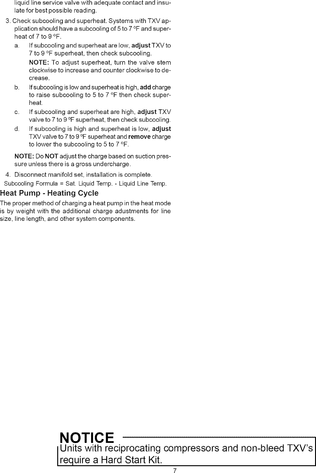 Page 7 of 8 - GOODMAN Air Conditioner/heat Pump(outside Unit) Manual L0806298