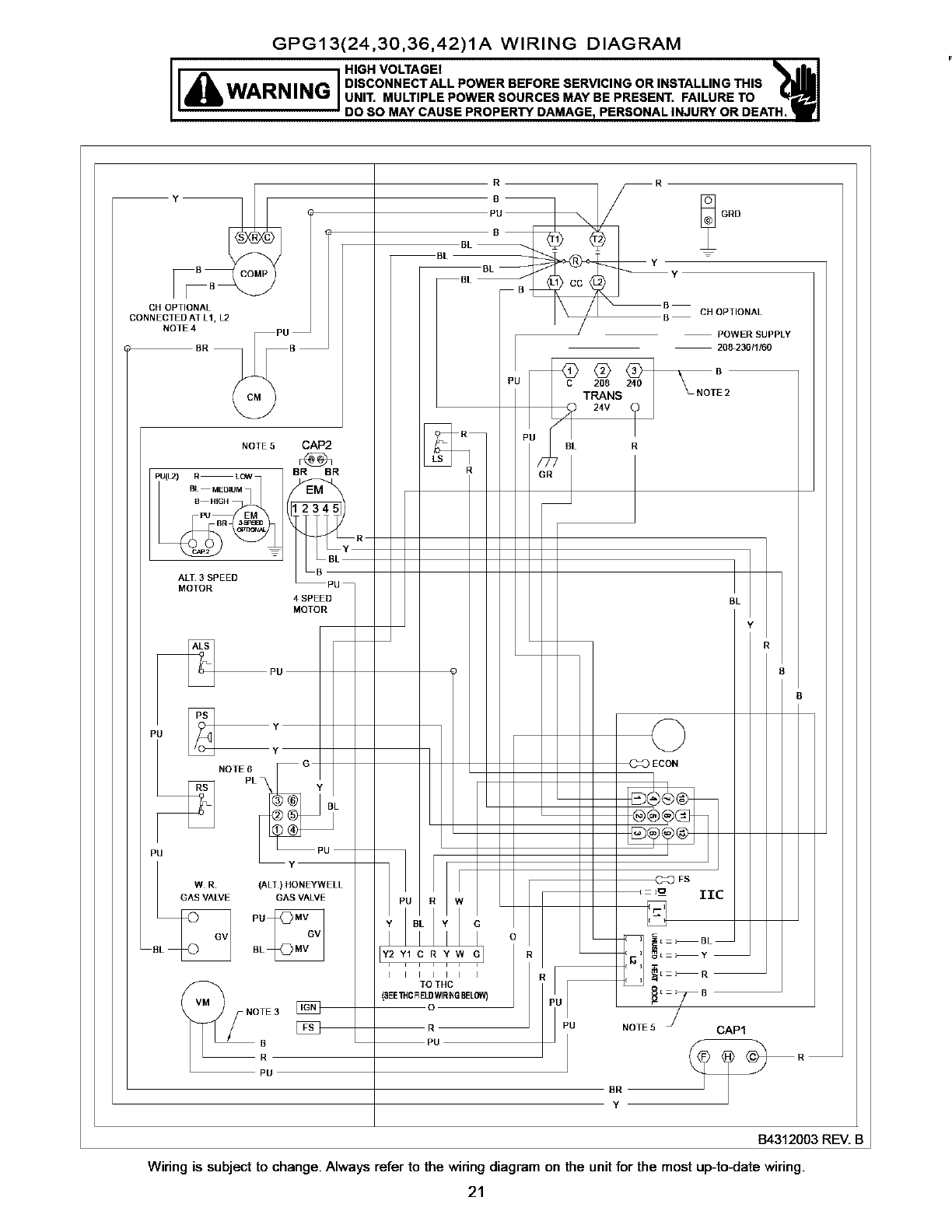 Goodman Package Unit Wiring Diagram / Goodman Package Unit And Heat