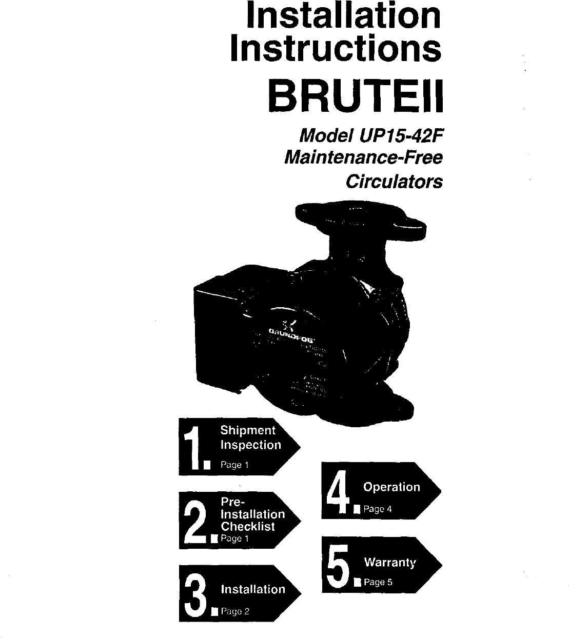 Page 1 of 6 - GRUNDFOS Sump Pump Manual L0210042