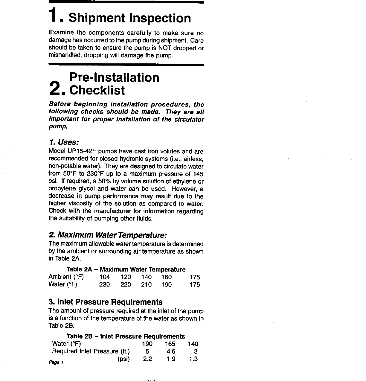 Page 2 of 6 - GRUNDFOS Sump Pump Manual L0210042