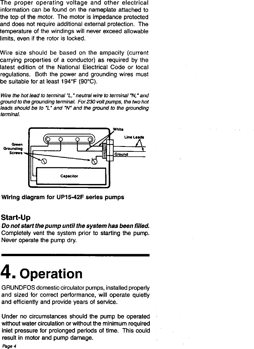 Page 5 of 6 - GRUNDFOS Sump Pump Manual L0210042
