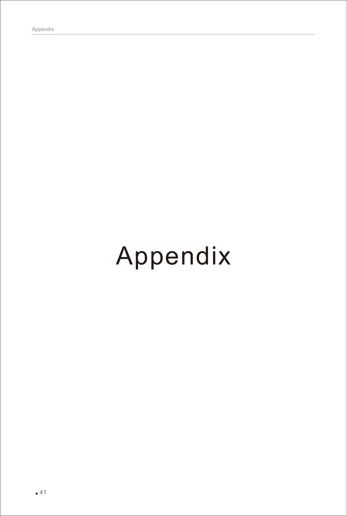 AppendixAppendix41