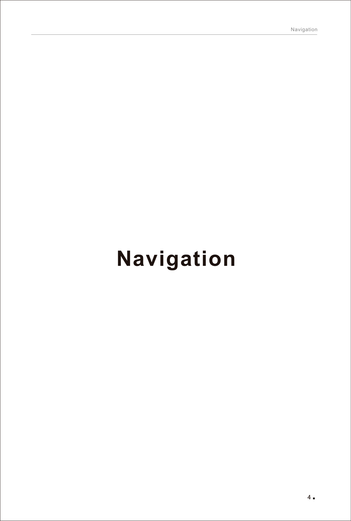 NavigationNavigation