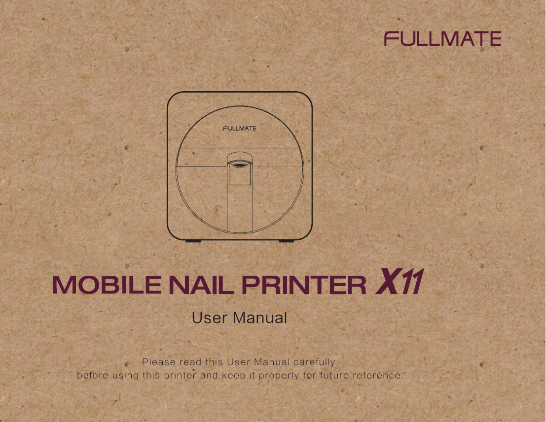 User ManualPlease read this User Manual carefully before using this printer and keep it properly for future reference.