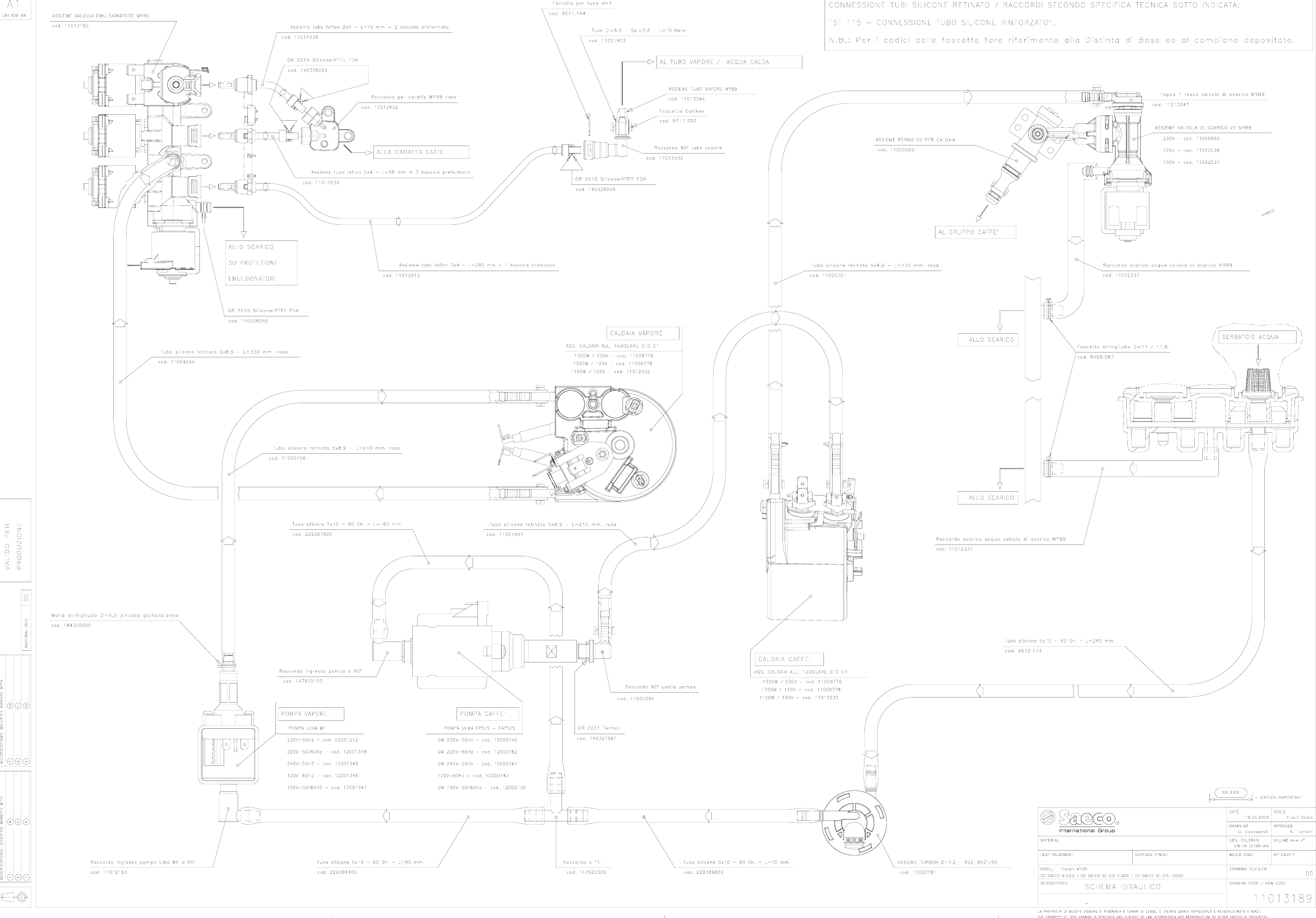 Gaggia Accademia Hydraulic Diagram 11013189_d_00[1].mi User Manual