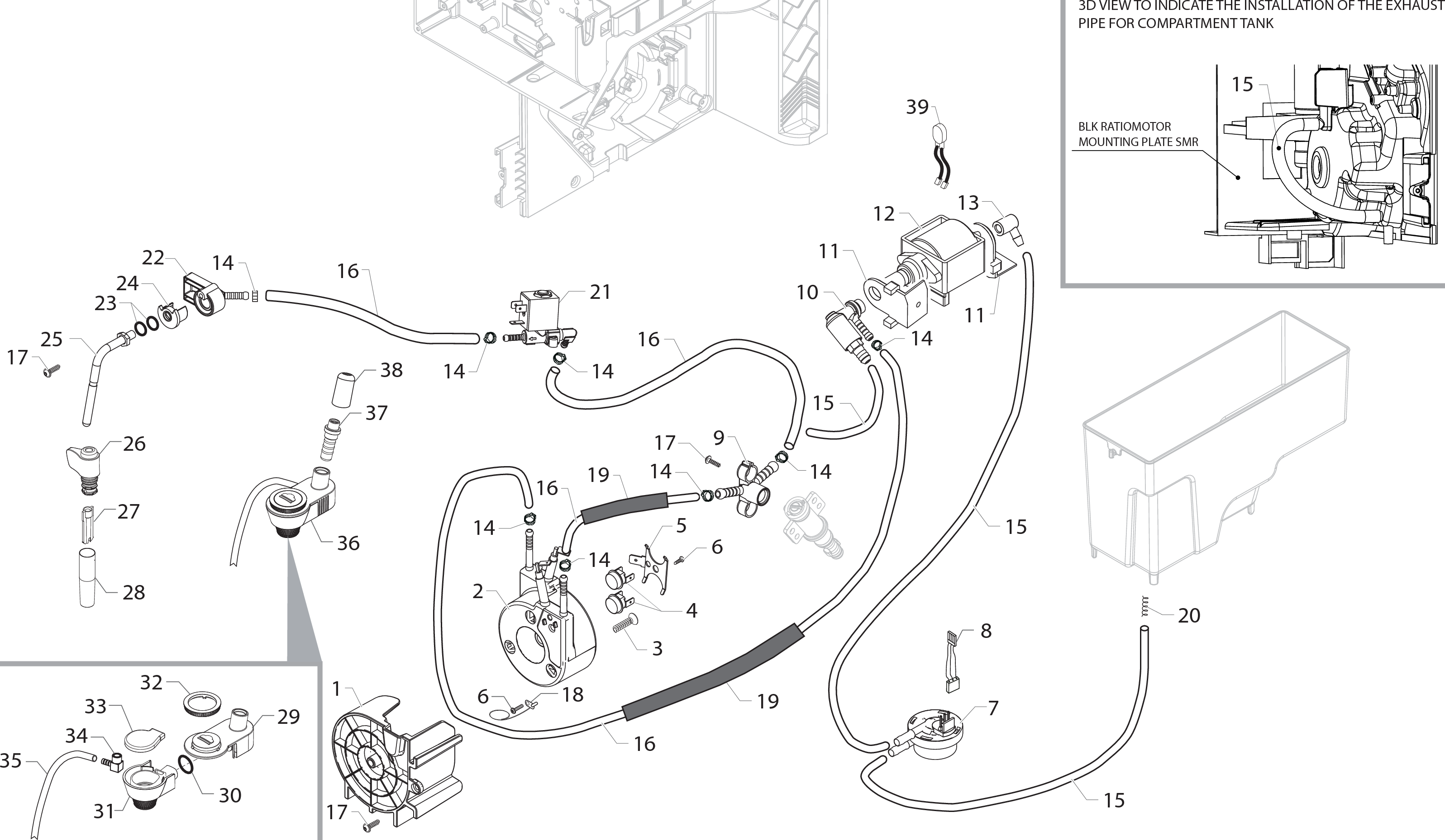 Page 5 of 12 - Gaggia Anima Parts Diagram User Manual