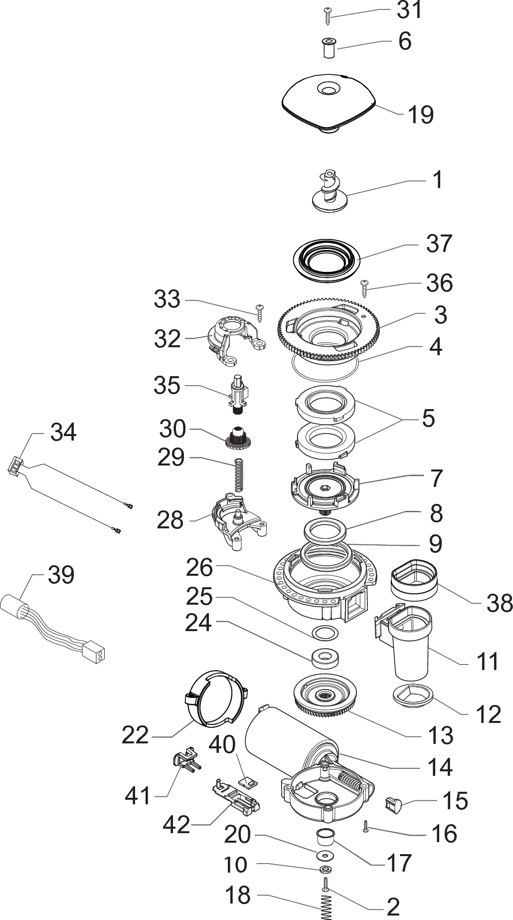 Page 7 of 12 - Gaggia Anima Parts Diagram User Manual