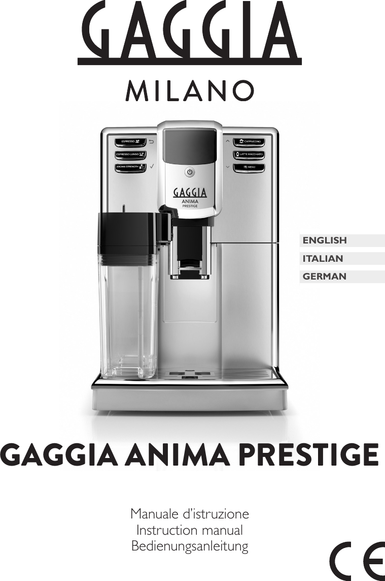 Gaggia Anima Prestige User Manual