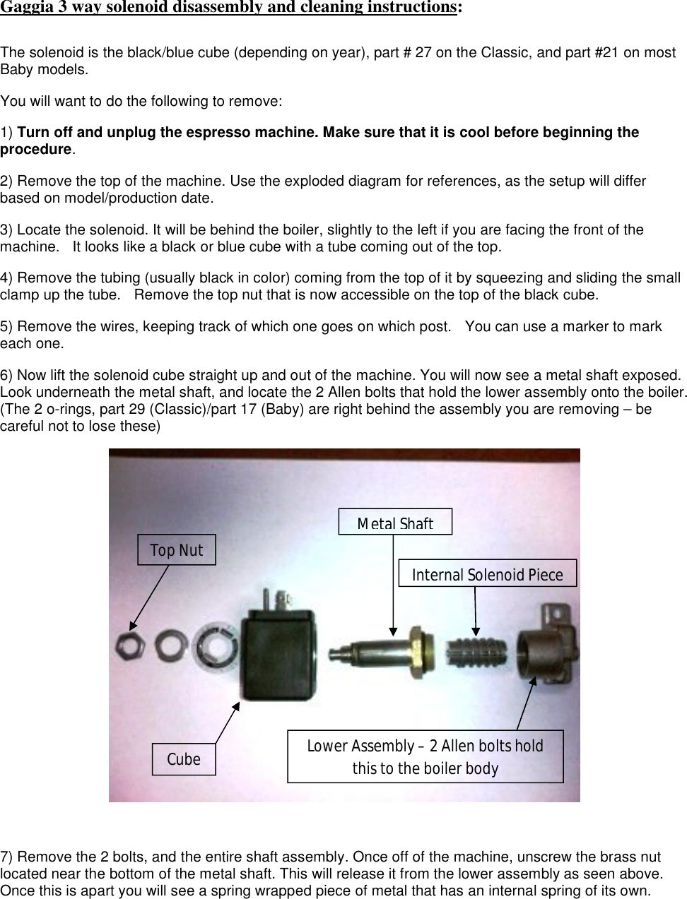 Page 1 of 2 - Classic 3-Way Solenoid Cleaning