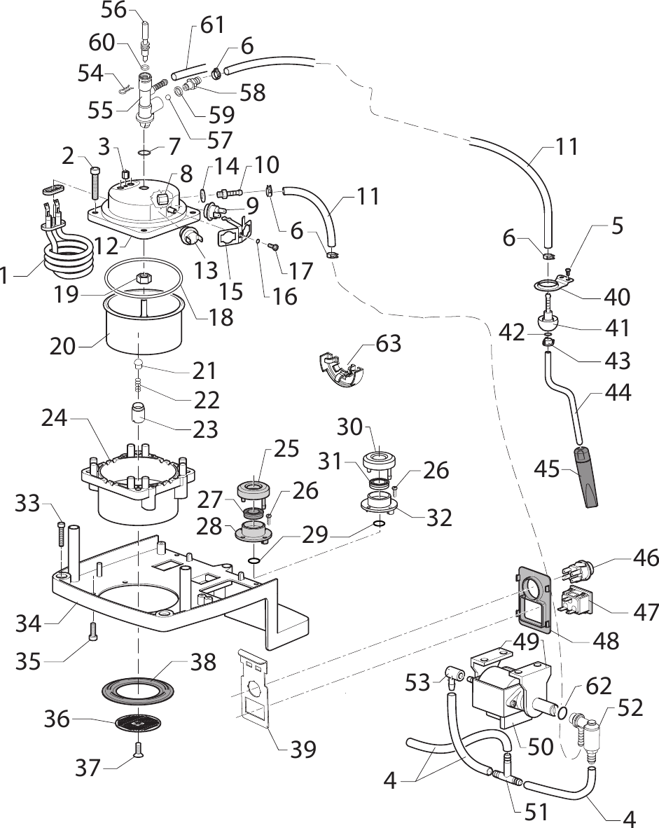 Page 3 of 4 - Gaggia Espresso Color And Pure Parts Diagram NEW 06 & COLOR_01_REV01 User Manual