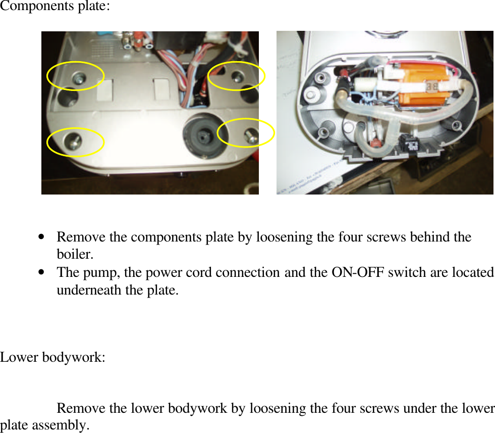 Page 5 of 5 - Gaggia New Baby Service Manual 06 User