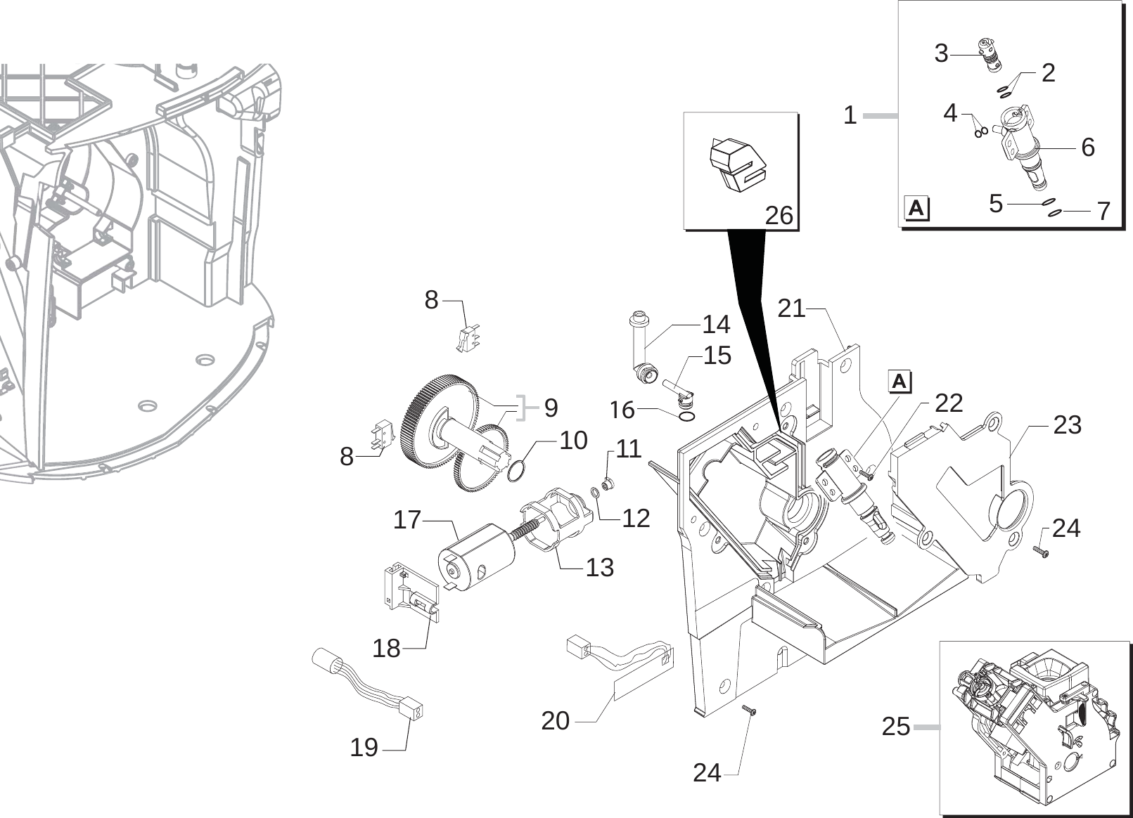 Page 9 of 10 - Gaggia Platinum Swing Parts Diagram User Manual