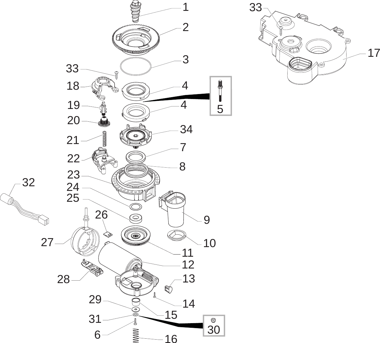 Page 7 of 10 - Gaggia Platinum Vision Parts Diagram User Manual