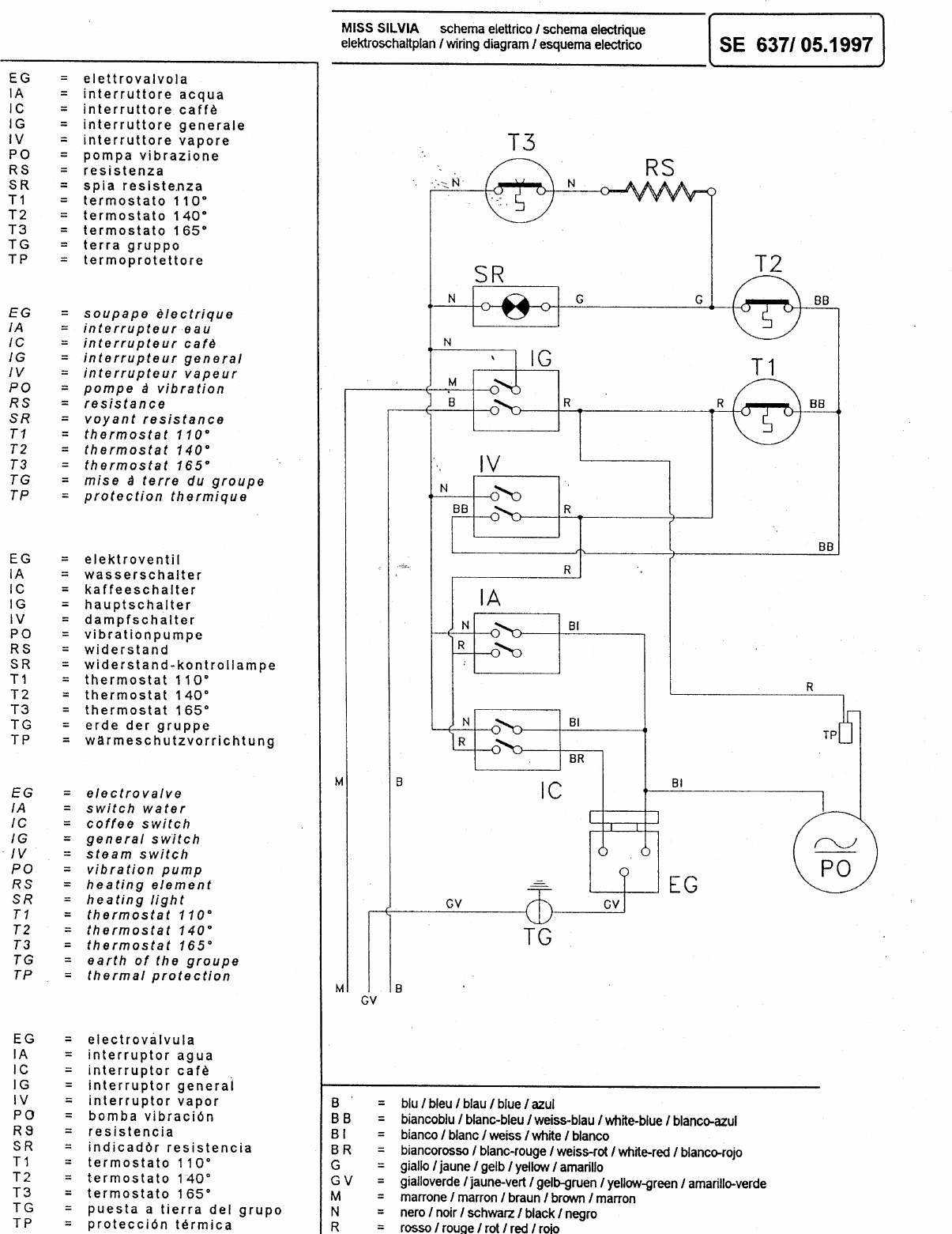 Page 2 of 2 - Gaggia Silviadiagrams- Electrical  User Manual Silvia Diagrams