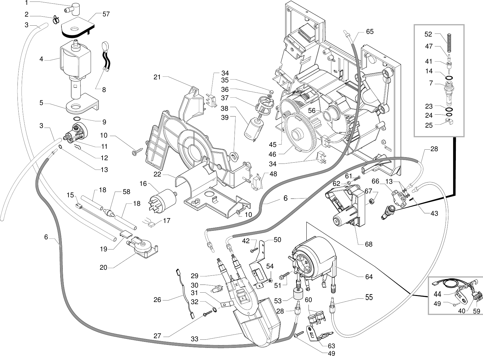 Page 5 of 10 - Gaggia Titanium Office Parts Diagram User Manual