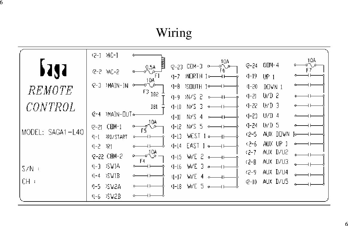 F21 e1b telecrane схема подключения