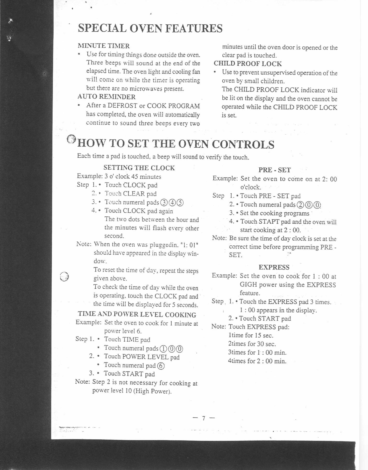 Microwave Oven User Manual