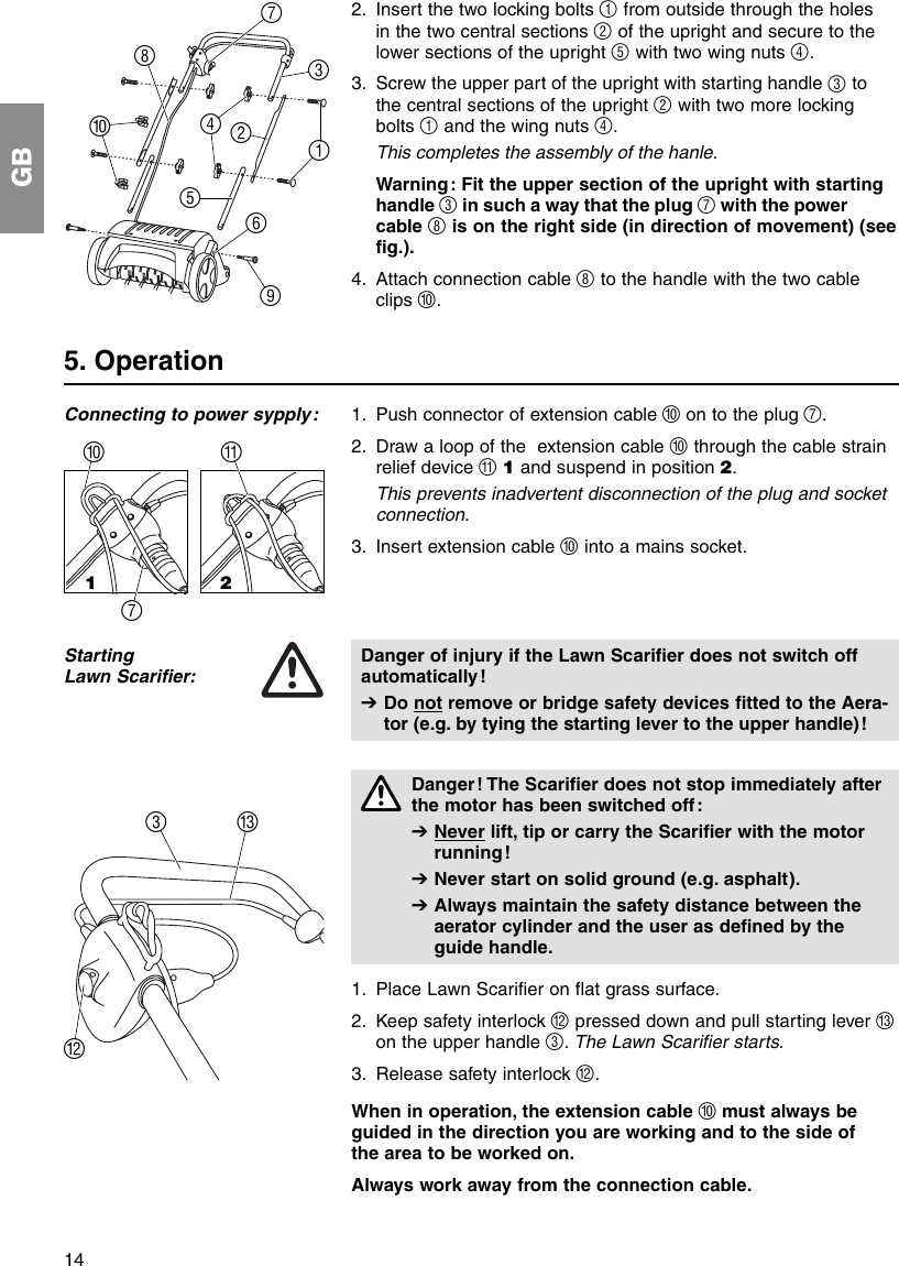 Page 5 of 12 - Gardena Gardena-Es-500-Operating-Instructions- 4066-20.960.03_15.11.2004  Gardena-es-500-operating-instructions