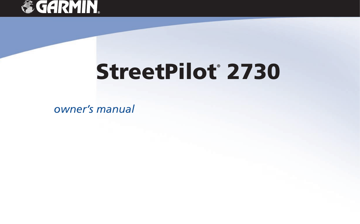 StreetPilot® 2730owner’s manual