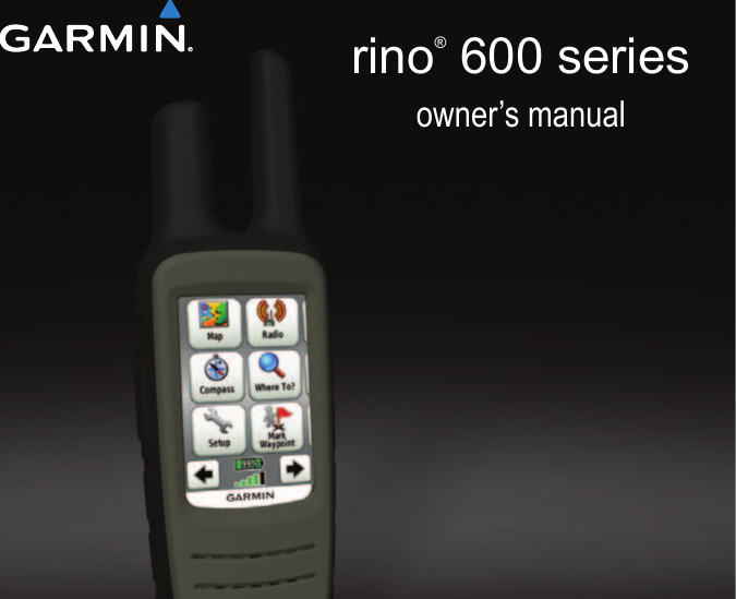 rino® 600 seriesowner’s manual