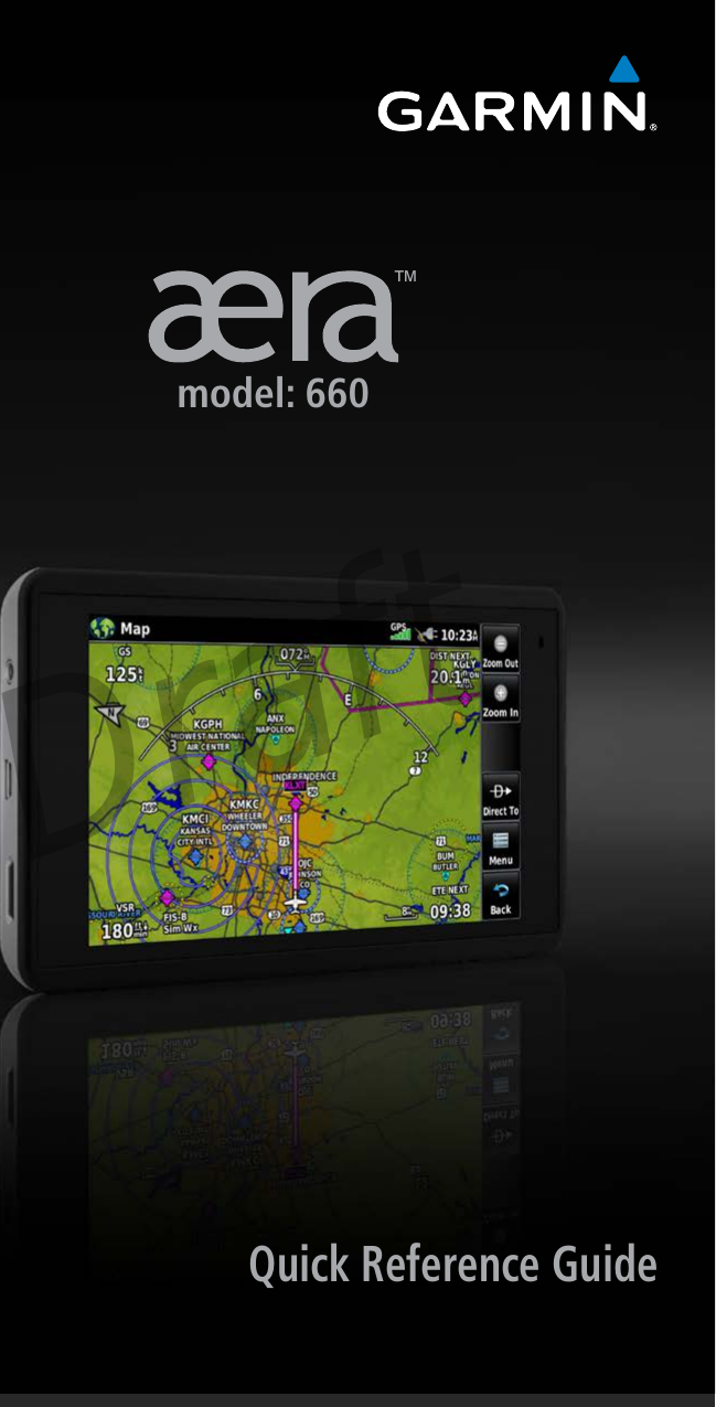 model: 660™Quick Reference GuideDraft