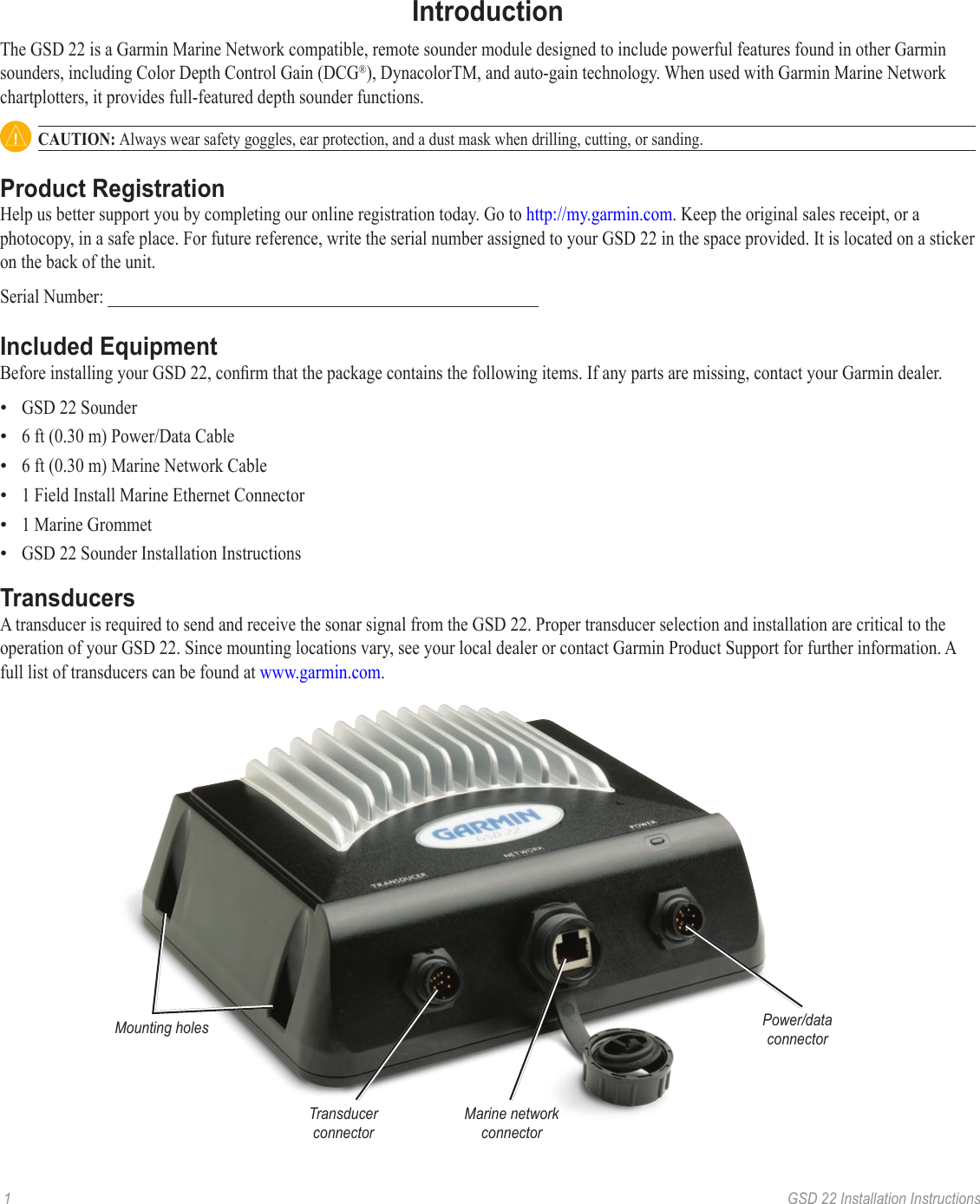 Page 3 of 8 - Garmin 258-M-Gsd-22-Manual-Installation-Instructions