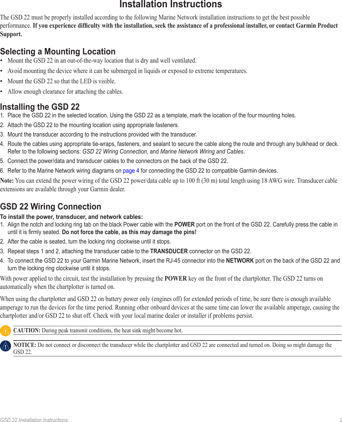 Page 4 of 8 - Garmin 258-M-Gsd-22-Manual-Installation-Instructions