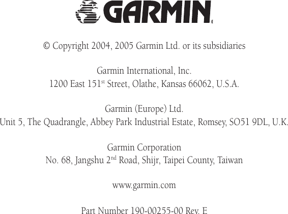 Page 12 of 12 - Garmin 536-M-Gsd-20-Manual-Installation-Guide 190-00255-00_0E