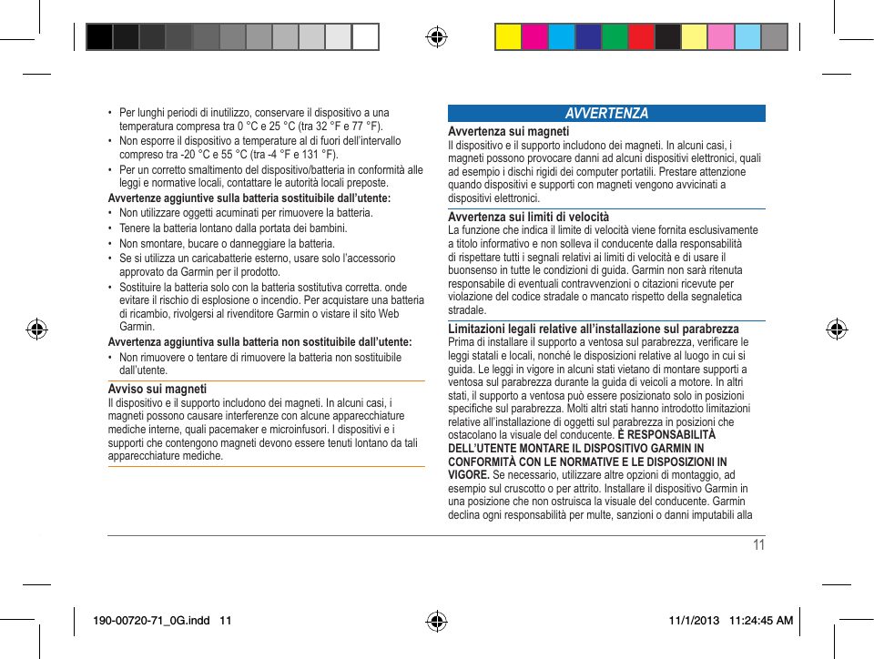 Page 11 of Garmin A3AVGD01 Low Power Transmitter (2400-2483.5 MHz) User Manual 2