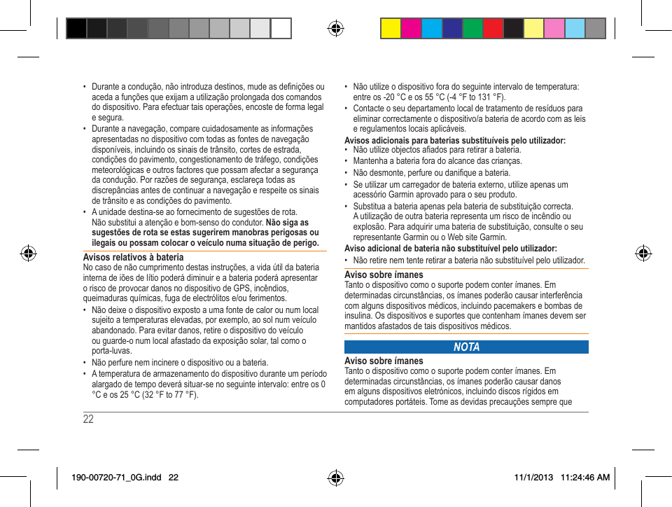 Page 22 of Garmin A3AVGD01 Low Power Transmitter (2400-2483.5 MHz) User Manual 2