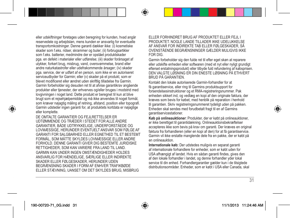 Page 31 of Garmin A3AVGD01 Low Power Transmitter (2400-2483.5 MHz) User Manual 2
