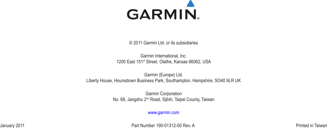 Page 12 of 12 - Garmin Garmin-150-Users-Manual-  Garmin-150-users-manual