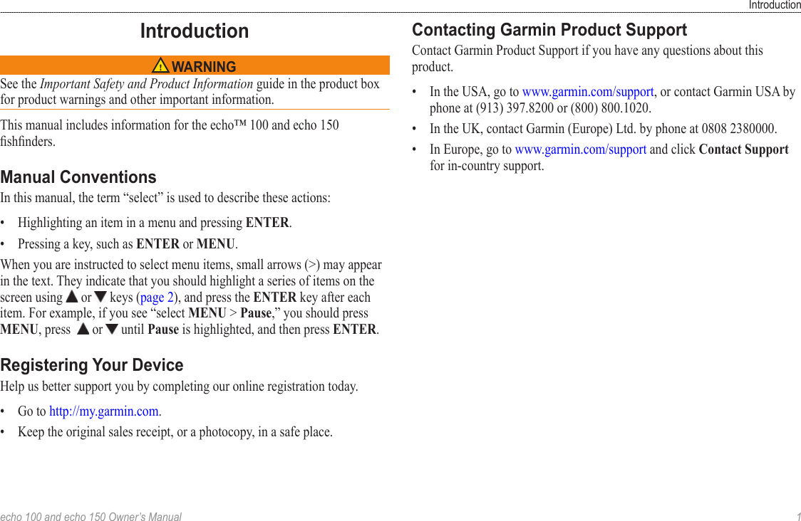 Page 3 of 12 - Garmin Garmin-150-Users-Manual-  Garmin-150-users-manual