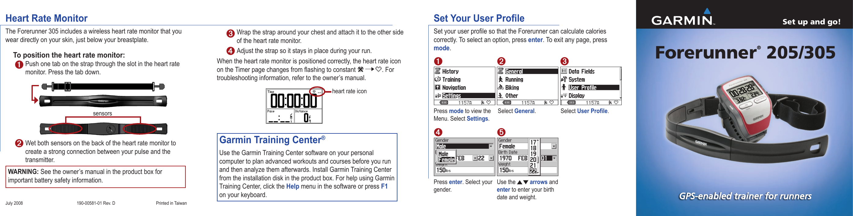 Page 2 of 2 - Garmin Garmin-305-Users-Manual-  Garmin-305-users-manual