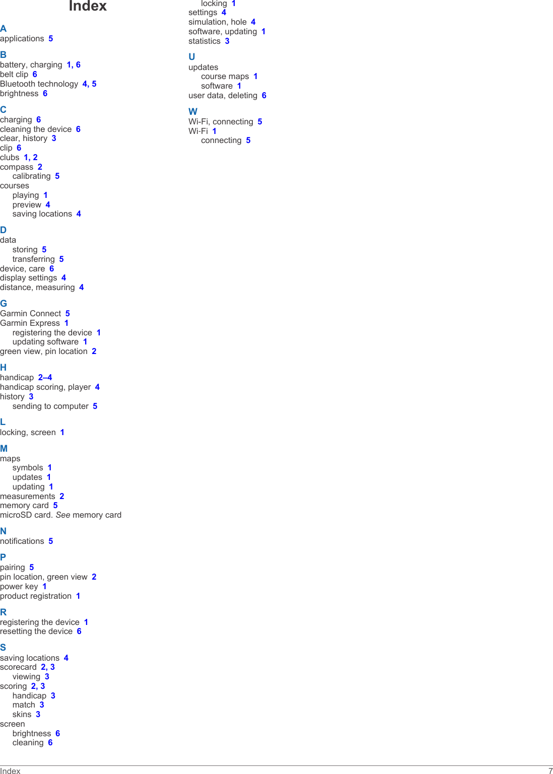 Page 11 of 12 - Garmin Garmin-Approach-G8-Owners-Manual-  Garmin-approach-g8-owners-manual