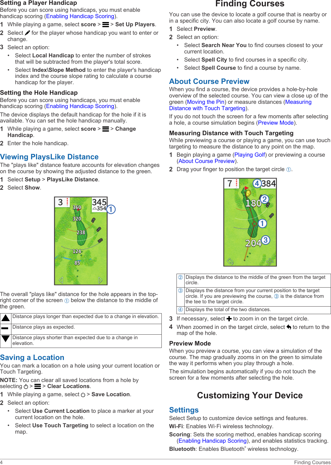 Page 8 of 12 - Garmin Garmin-Approach-G8-Owners-Manual-  Garmin-approach-g8-owners-manual