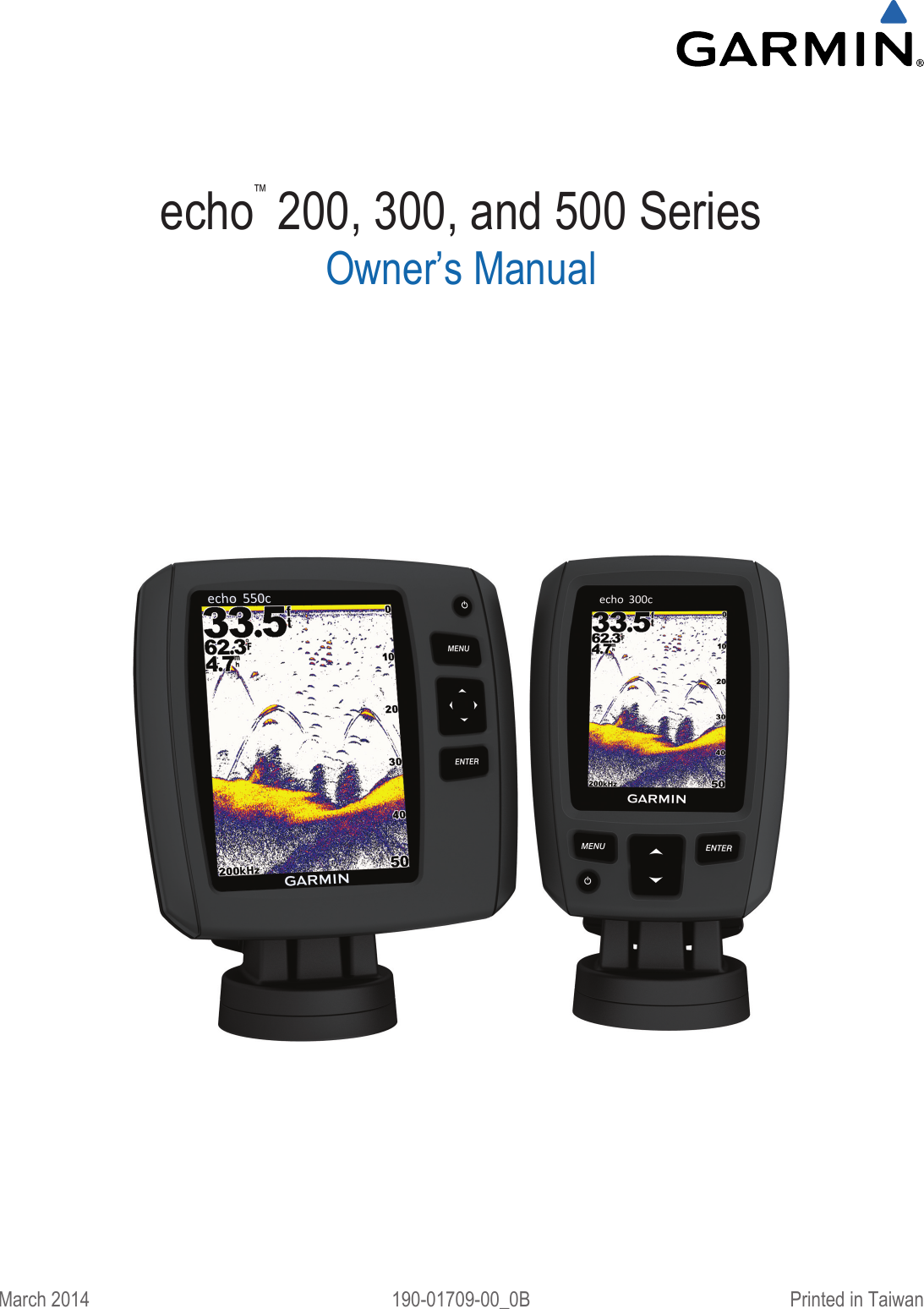 Page 1 of 12 - Garmin Garmin-Echo-201-Owners-Manual-  Garmin-echo-201-owners-manual