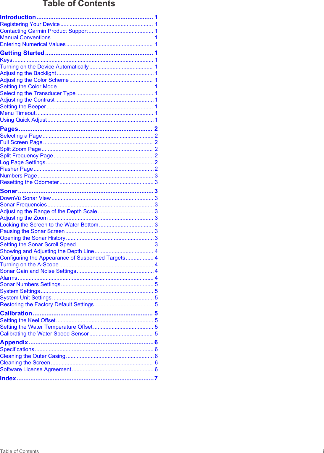Page 3 of 12 - Garmin Garmin-Echo-201-Owners-Manual-  Garmin-echo-201-owners-manual