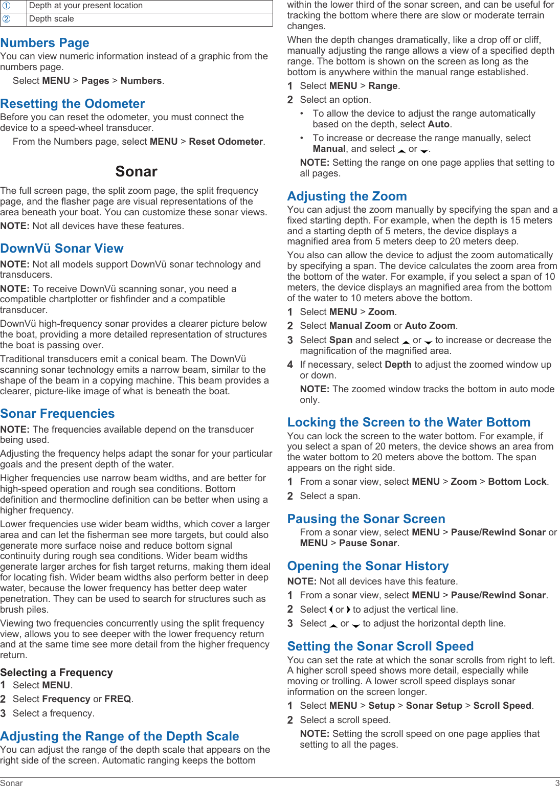 Page 7 of 12 - Garmin Garmin-Echo-201-Owners-Manual-  Garmin-echo-201-owners-manual