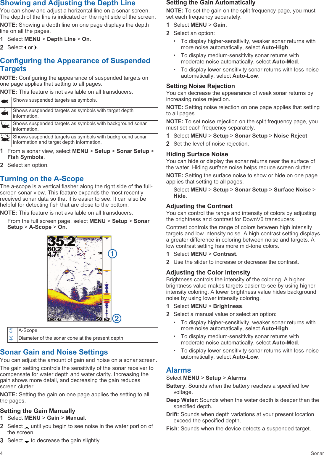 Page 8 of 12 - Garmin Garmin-Echo-201-Owners-Manual-  Garmin-echo-201-owners-manual